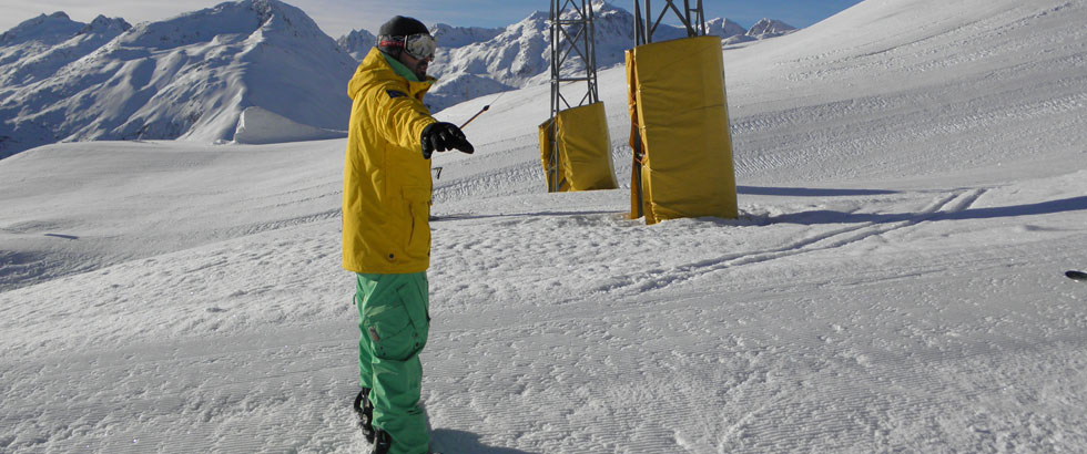 Snowboard Sägerei Sedrun